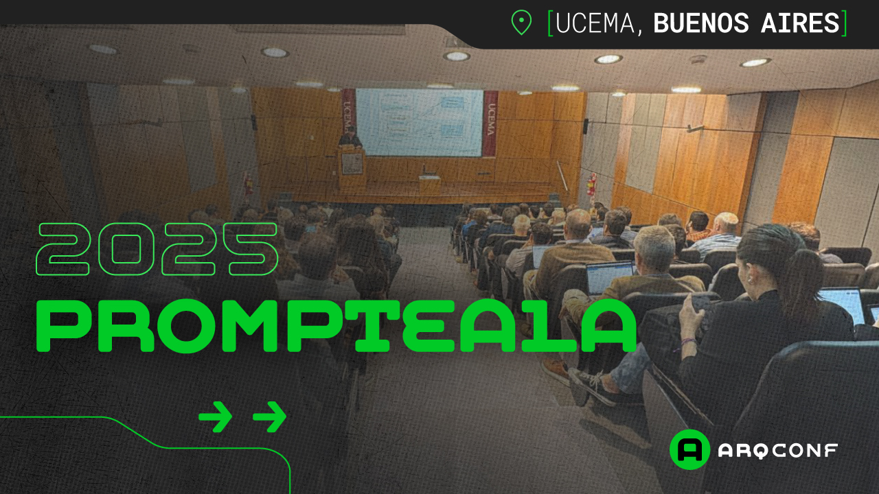 Prompteala 2025 en UCEMA, Buenos Aires.